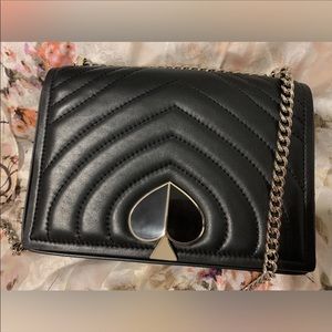 KATE SPADE AMELIA MEDIUM QUILTED LEATHER BAG CHAIN